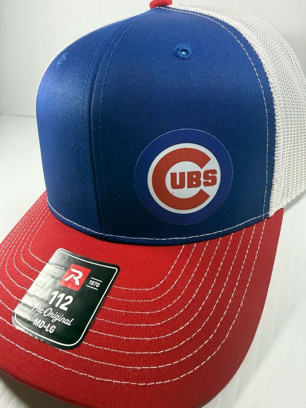 Richardson 112 Chicago Cubs Baseball Hat Mesh Back Snapback